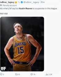 星空体育下载-1分钟8分引逆转！里夫斯25分钟35+6各种高难三分 湖媒：超级巨星